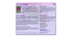 Desktop Screenshot of johnhallplants.com