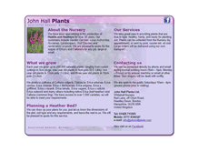 Tablet Screenshot of johnhallplants.com